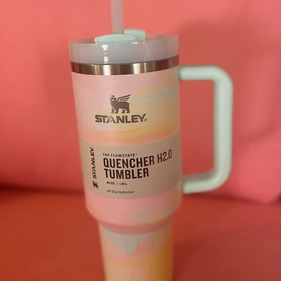 Stanley 40 oz  serene warm brushstrokes Taylor Swift Tumbler New in box - Picture 6 of 6